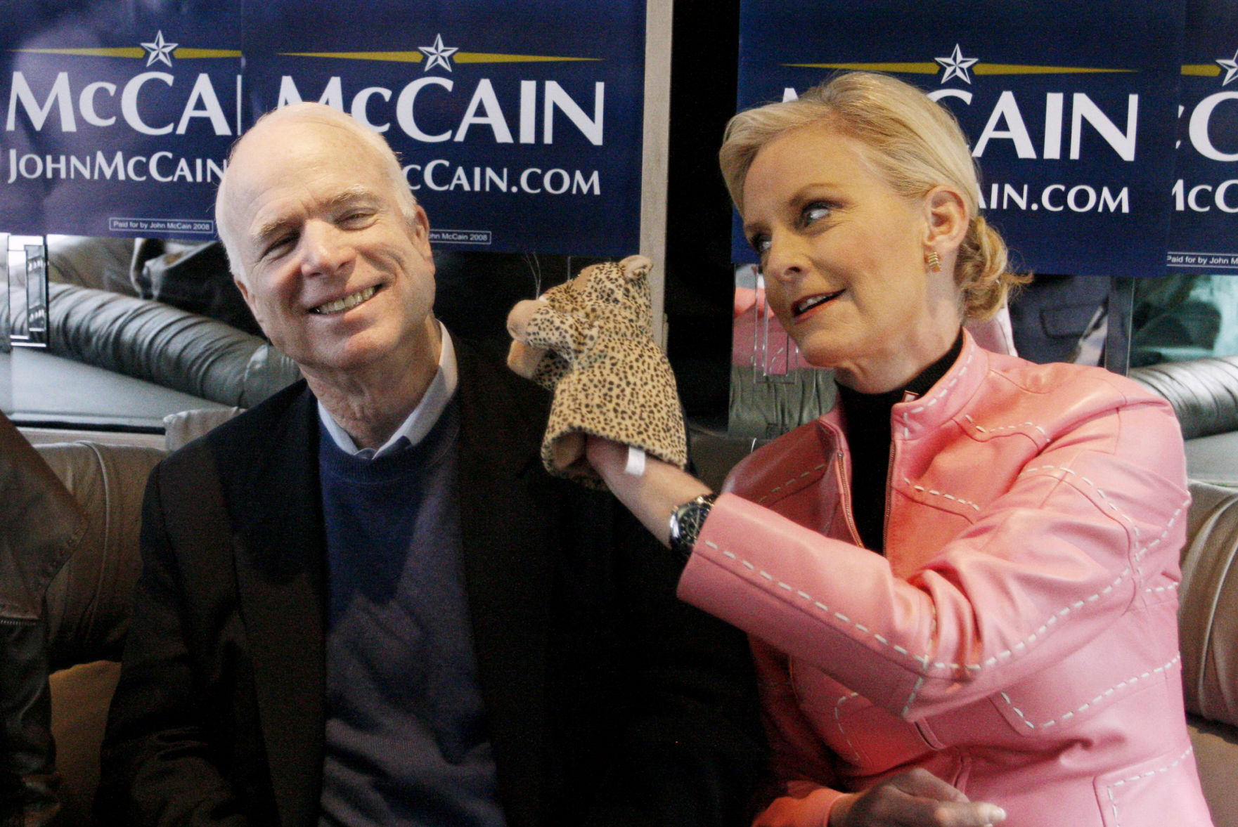 2008: John McCain, Cindy McCain